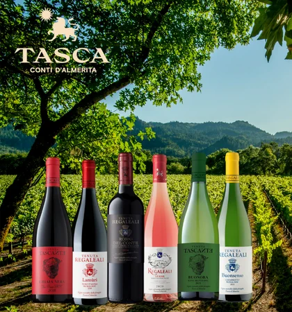 Tasca Sziciliai borászat termékei